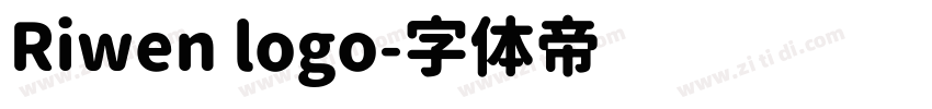 Riwen logo字体转换